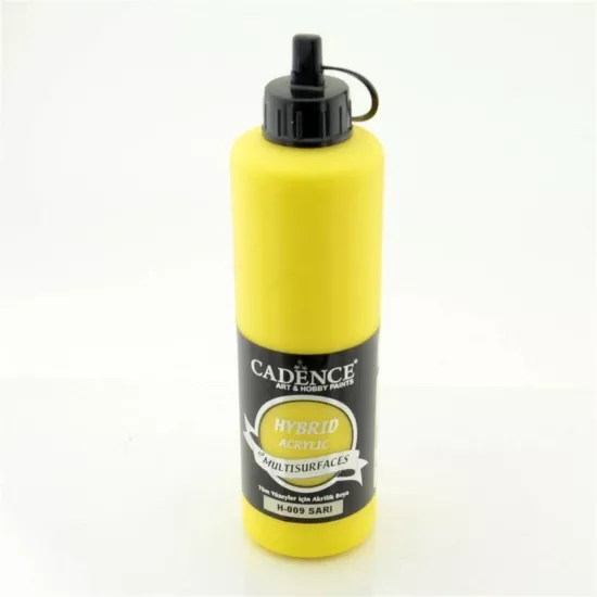 Cadence Multi̇surface Hybri̇d Akri̇li̇k Boya - 009 Sarı 500 ml 