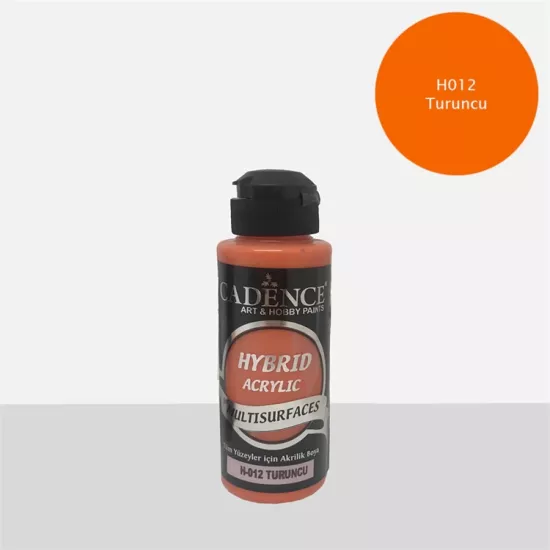 Cadence Multi̇surface Hybri̇d Akri̇li̇k Boya - Turuncu 120 ml 