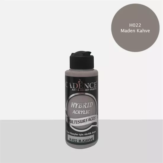 Cadence Multi̇surface Hybri̇d Akri̇li̇k Boya - Maden Kahve 120 ml 