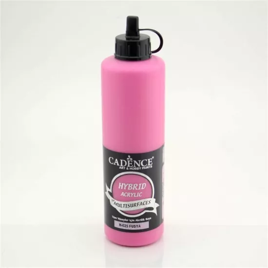 Cadence Multi̇surface Hybri̇d Akri̇li̇k Boya - 025 Fuşya 500 ml 