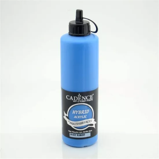 Cadence Multi̇surface Hybri̇d Akri̇li̇k Boya - 037 Royal Mavi̇ 500 ml 