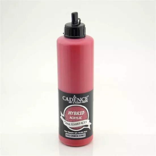 Cadence Multi̇surface Hybri̇d Akri̇li̇k Boya - 053 Crimson Kırmızı 500 ml  