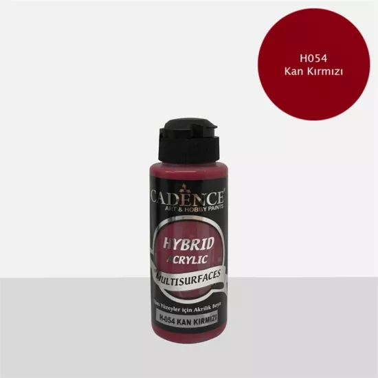 Cadence Multi̇surface Hybri̇d Akri̇li̇k Boya -Kan Kırmızı 120 ml 
