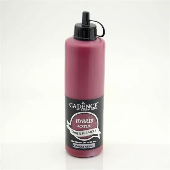 Cadence Multi̇surface Hybri̇d Akri̇li̇k Boya -Kan Kırmızı 500 ml 