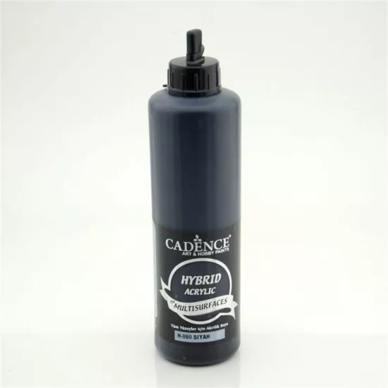 Cadence Multi̇surface Hybri̇d Akri̇li̇k Boya - 060 Si̇yah 500 ml 