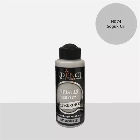 Cadence Multi̇surface Hybri̇d Akri̇li̇k Boya - Soğuk Gri 120 ml 