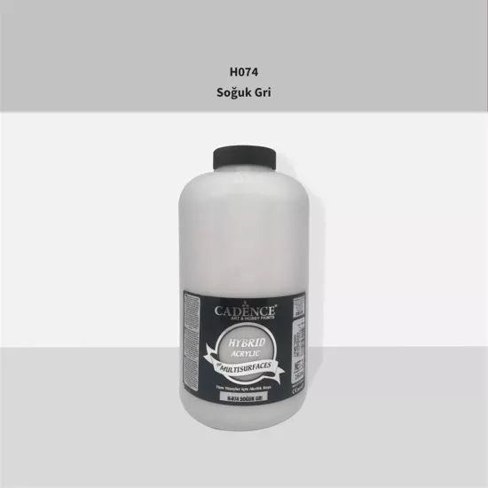 Cadence Multi̇surface Hybri̇d Akri̇li̇k Boya - Soğuk Gri 2 Litre 