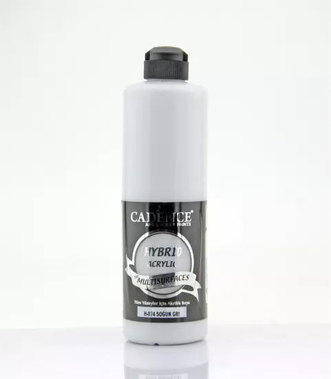 Cadence Multi̇surface Hybri̇d Akri̇li̇k Boya - Soğuk Gri 500 ml 