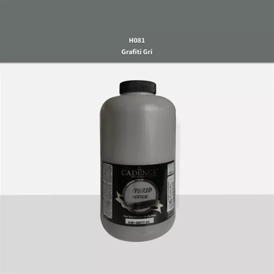 Cadence Multi̇surface Hybri̇d Akri̇li̇k Boya - Grafiti Gri 2 Litre