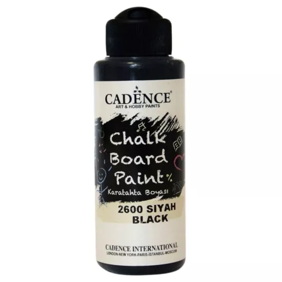 Cadence Kara Tahta Boyası Si̇yah 120 ml 