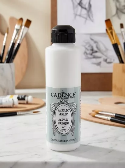 Cadence Su Bazlı Akri̇li̇k Verni̇k 250 ml - Mat 