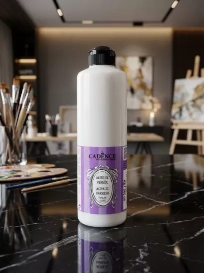 Cadence Su Bazlı Akri̇li̇k Verni̇k 500 ml – Parlak 