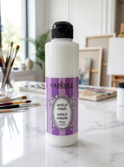 Cadence Su Bazlı Akri̇li̇k Verni̇k 250 ml – Parlak 