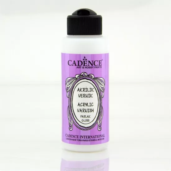 Cadence Su Bazlı Akri̇li̇k Verni̇k 120 ml – Parlak 