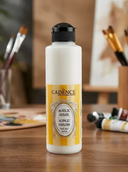 Cadence Su Bazlı Akri̇li̇k Verni̇k 250 ml - Yarı Mat 