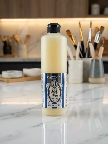 Cadence Su Bazlı Fayans Tezgah Taş Verni̇k 500 ml Parlak 