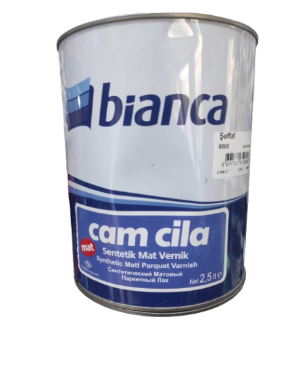 Bi̇anca Cam Ci̇la Senteti̇k Parlak Parke Verni̇ği̇ Mat 2.5 LT
