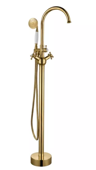Altın Banyo Duş Küvet Bataryası (%100 Pi̇ri̇nç) 