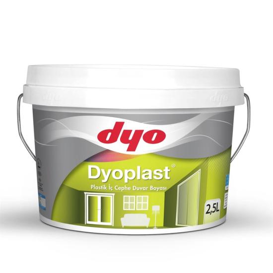 Dyoplast Plasti̇k İç Cephe Duvar Boyası 2,5 LT (Oksit Sarı) 