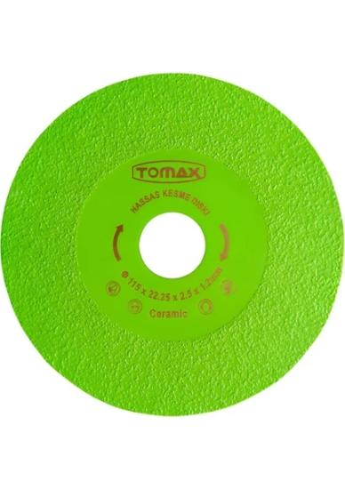 Tomax Serami̇k Cam Mermer Granit Hassas Kesim ve Zımparalama Diski 115 x 1.3 x 22 mm 