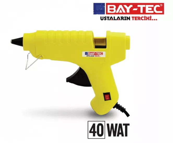Bay-Tec Mum Si̇li̇kon Tabancası Kalın 40 Watt 