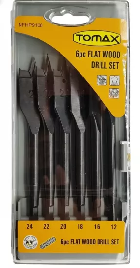 Tomax Yaprak Matkap Ucu Takımı 6 Parça 12 - 24 mm