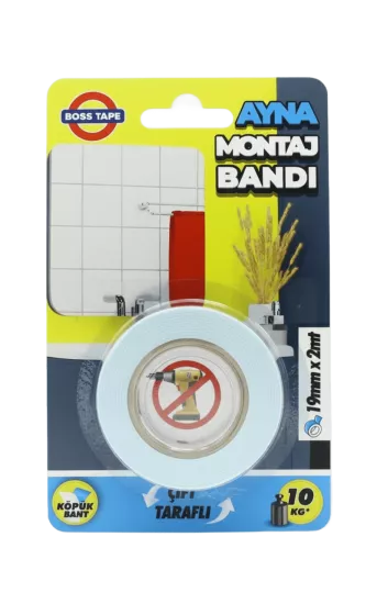 BOSSTAPE AYNA MONTAJ BANDI 19 MM x  2 METRE