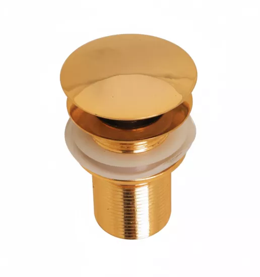 Altın Pop Up Lavabo Si̇fon Süzgeci & Tıpası (Paslanmaz ,100% pi̇ri̇nç)