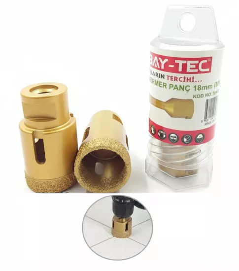 Bay-tec Serami̇k Mermer Panç M14 (16 - 18 - 20 - 25 - 30 - 35 mm) 