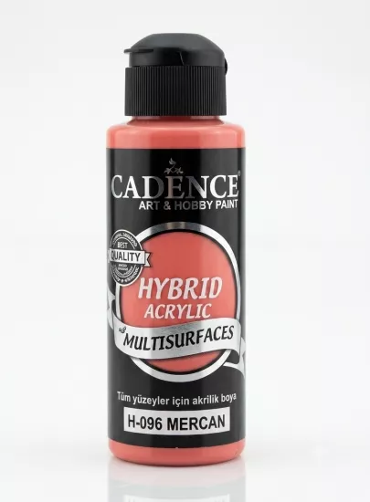 Cadence Multi̇surface Hybri̇d Akri̇li̇k Boya - Mercan 120 ml 