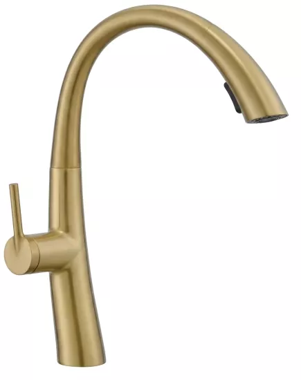 LPD Retro Eviye Mutfak Lavabo Bataryası Mat Gold
