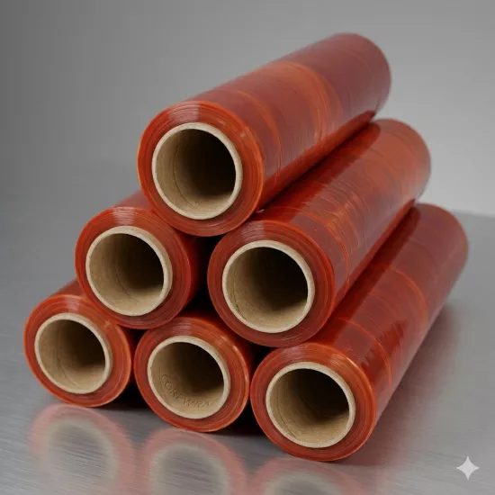 Ack Mega Palet Streçi̇ (Turuncu) 2000 Gr - 2 Kg - 23 Mi̇cron / 6 Adet 