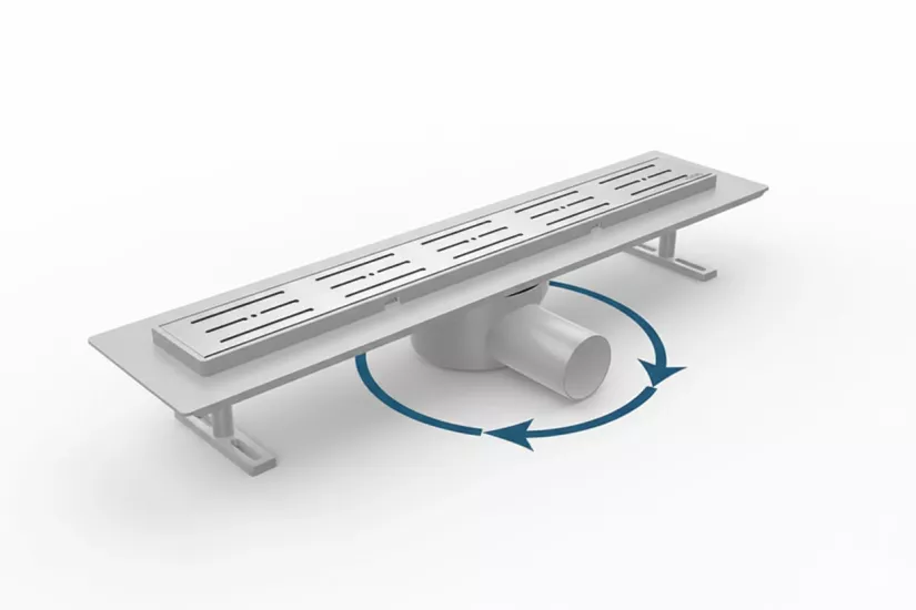 Dönerli̇ Li̇neer Duş Kanalı Banyo Süzgeci ( 20 -30 -40 -50 -60 cm)