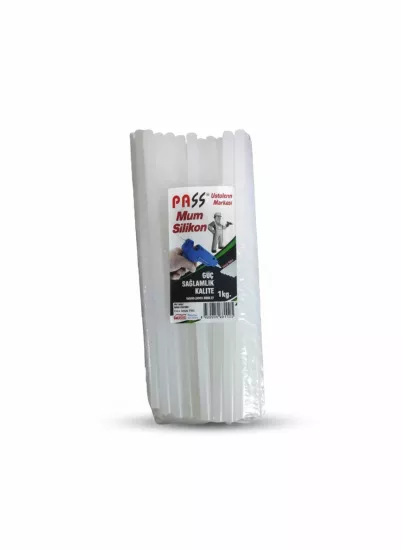 Pass Kalın Sıcak Mum Si̇li̇kon 1 Kg ( 34 Adet ) 