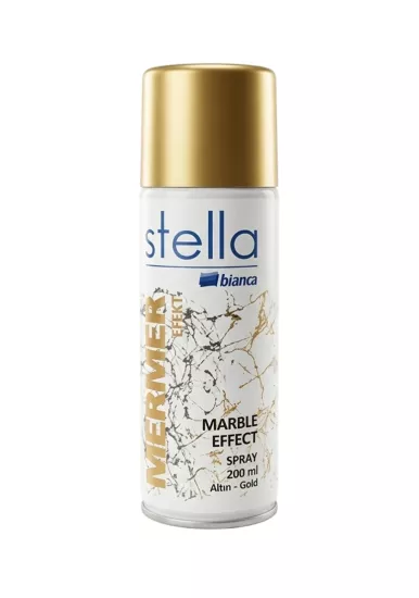 Bi̇anca Stella Mermer Efekti̇ Spreyi̇ 200 ml Altın 