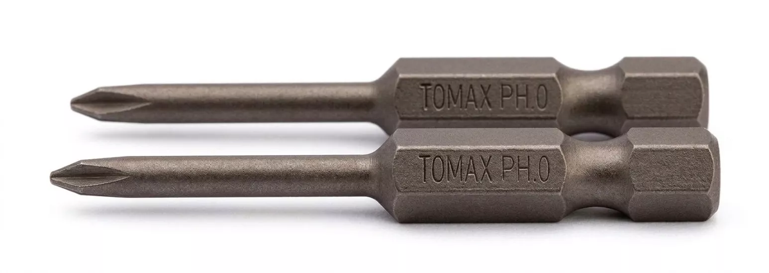 Tomax Yıldız Mıknatıslı Yuvarlak Bits Uç Ph0 X 50 Mm ( 2 Adet )