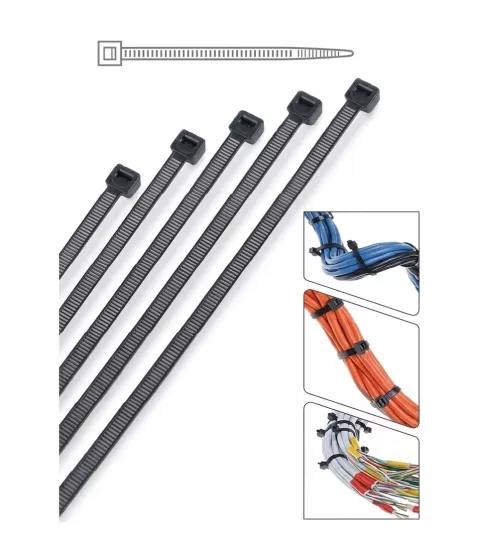Kablo Bağı Cırt Kelepçe 3.6 X 250 mm (100 adet)