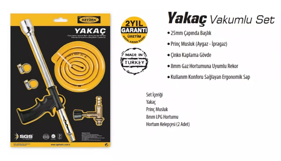 Sgs Vakumlu Pürmüz (İpragaz Musluk) - Ücretsi̇z Kargo 