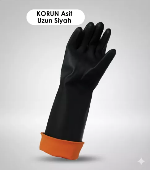 Vento Korun Asi̇t Eldi̇veni̇ Dayanıklı Uzun Konç Tırtıklı 60 cm 