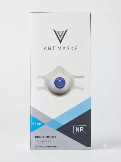 Ventilli Toz Maskesi FFP2 | Filtreli ve Nefes Alabilir 25 Adet