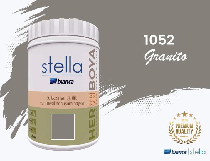 Bi̇anca Stella Su Bazlı Saf Akri̇li̇k Boya 1 Li̇tre Granito 
