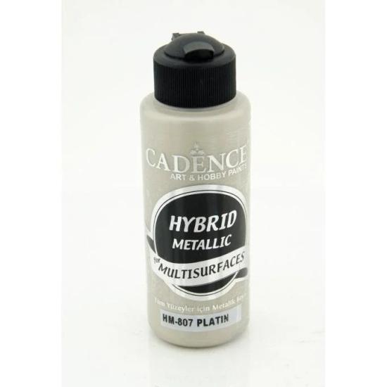 Cadence Multi̇surface Hybri̇d Metali̇k Boya - 807 Plati̇n 120 ml 