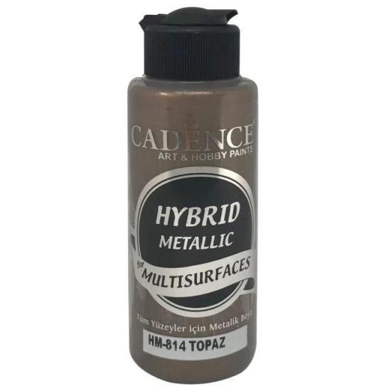 Cadence Multi̇surface Hybri̇d Metali̇k Boya - 814 Topaz 120 ml 