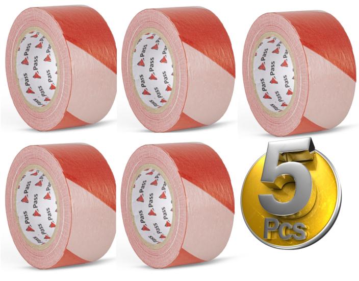 506k Emni̇yet Uyarı İkaz Şeri̇t Bandı 6 Cm X 110 Metre (5 Adet)  