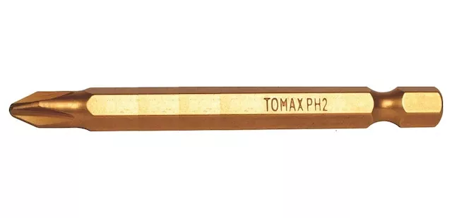 Tomax Titanyum Mıknatıslı Manyetik Yıldız Bits Uç Ph2 X 75 Mm