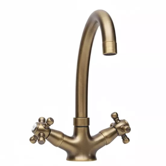 Koç Anti̇k Kuğu Eviye Lavabo Bataryası (Lüx , %100 Pi̇ri̇nç) 