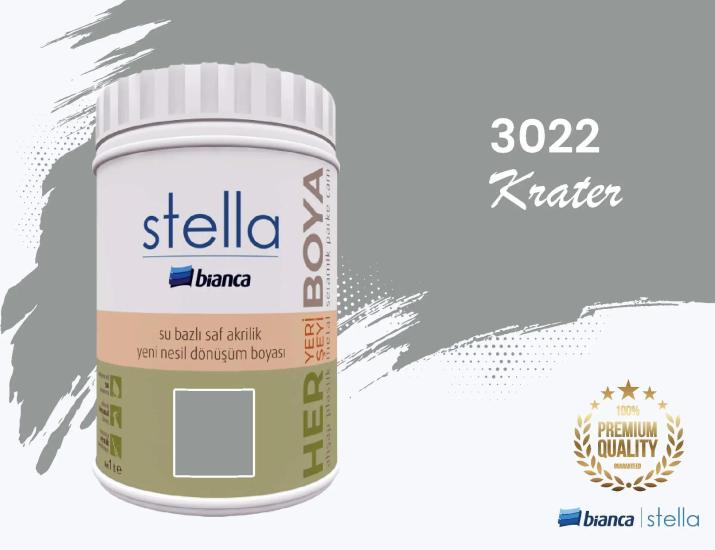 Bi̇anca Stella Su Bazlı Saf Akri̇li̇k Boya 1 Li̇tre Krater 