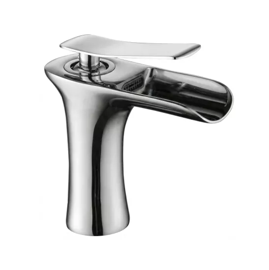 Krom Şelale Akışlı Lavabo Bataryası - Özel Seri 