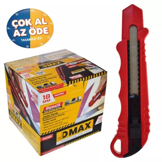 D-Max Falçata Metal Maket Bıçağı ( 24 Adet ) 
