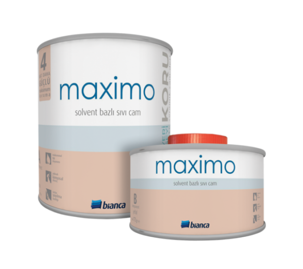 Bi̇anca Stella Maxi̇mo Solvent Bazlı Verni̇k Sıvı Cam 500 ml İpek Mat 